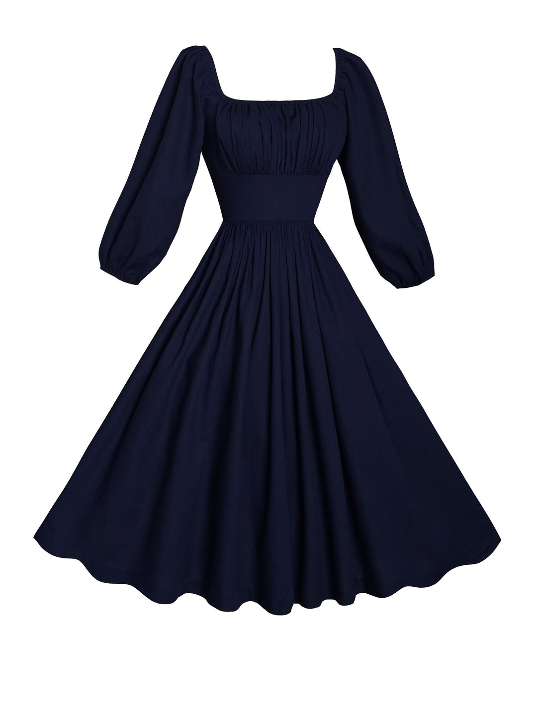 MTO - Sydney Dress in Indigo Blue Linen