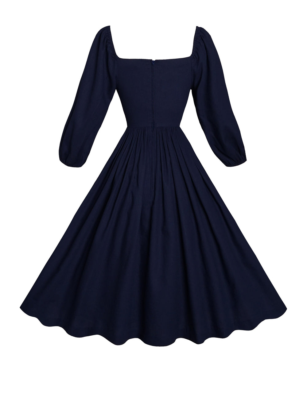 MTO - Sydney Dress in Indigo Blue Linen