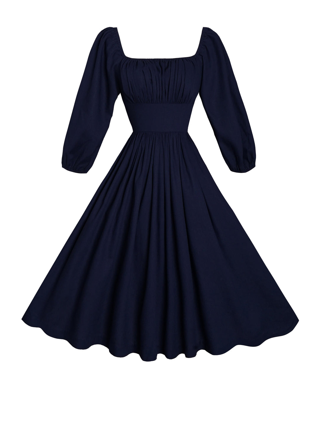 MTO - Sydney Dress in Indigo Blue Linen