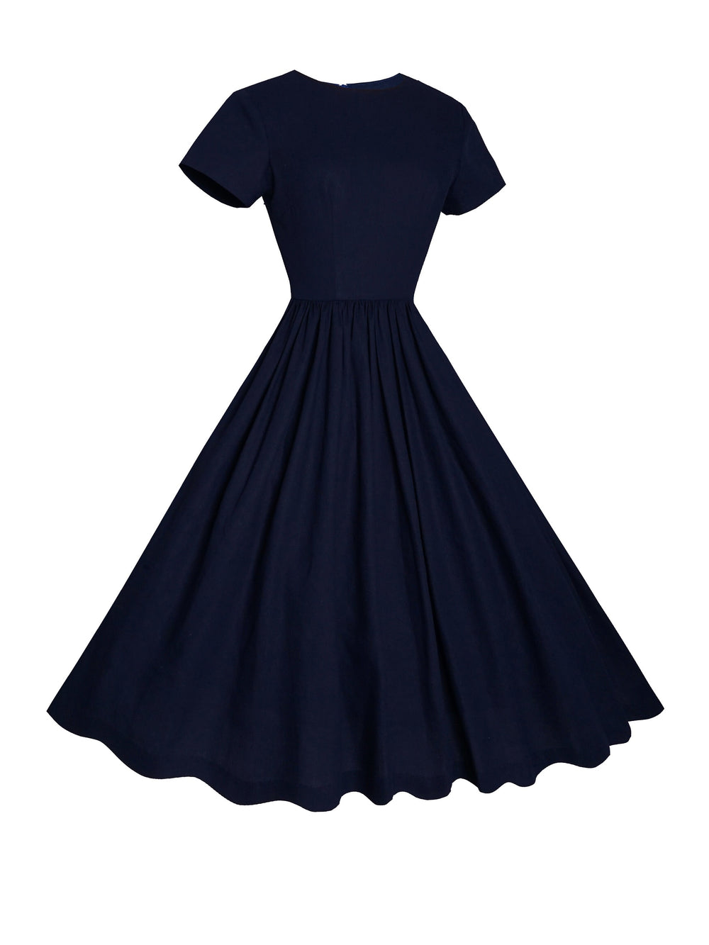 MTO - Dorothy Dress in Indigo Blue Linen