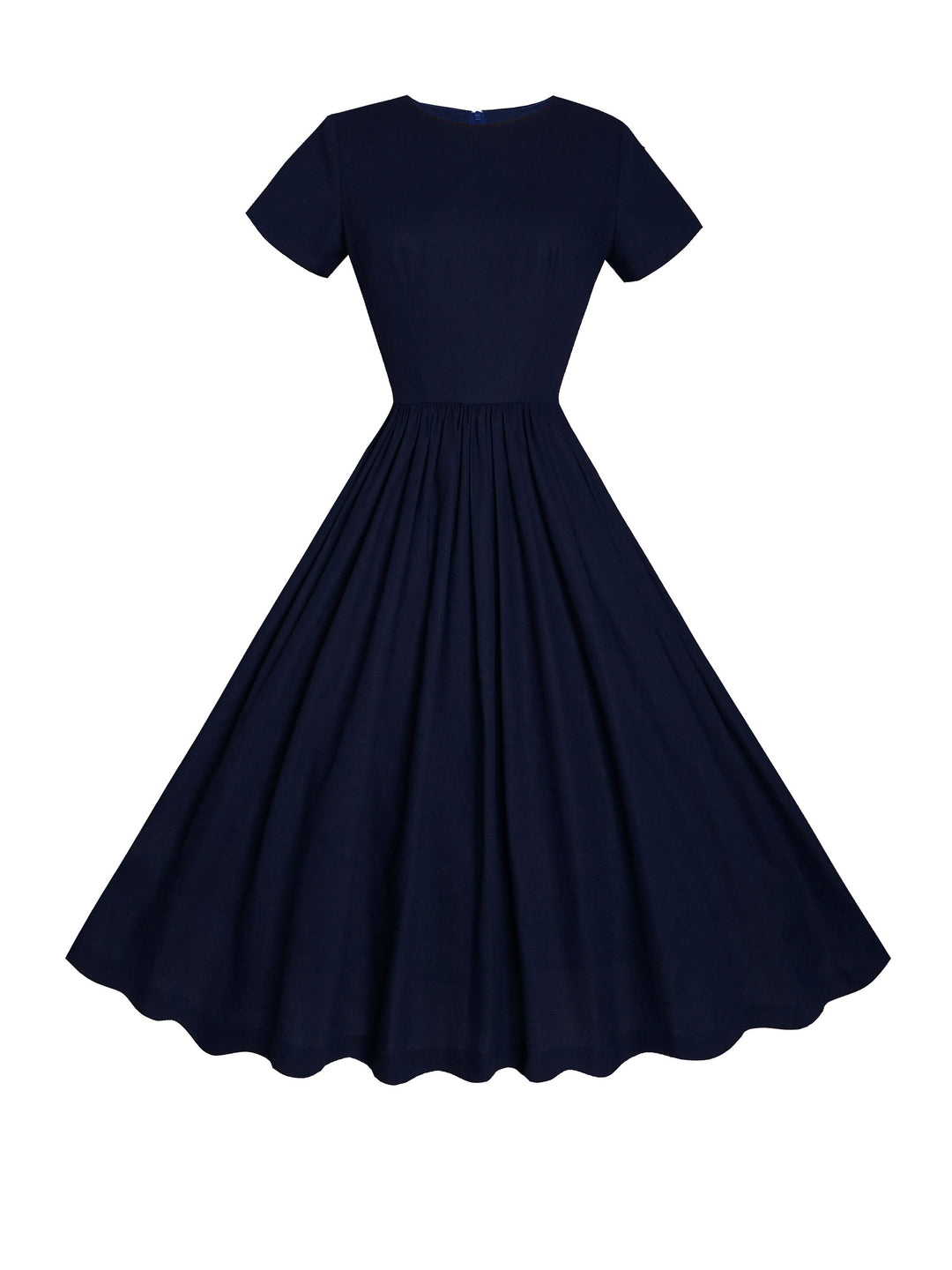 MTO - Dorothy Dress in Indigo Blue Linen