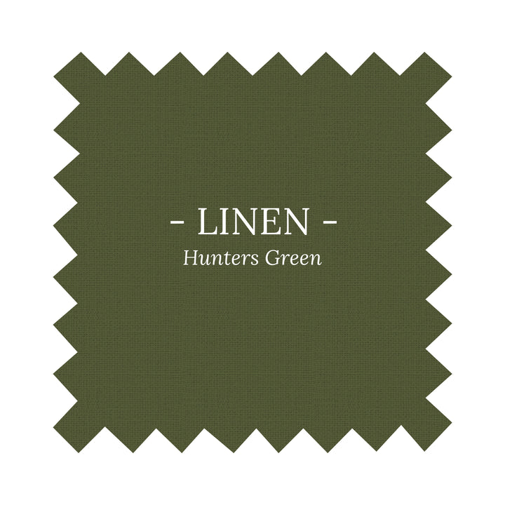 MTO - Lorraine Dress in Hunters Green Linen