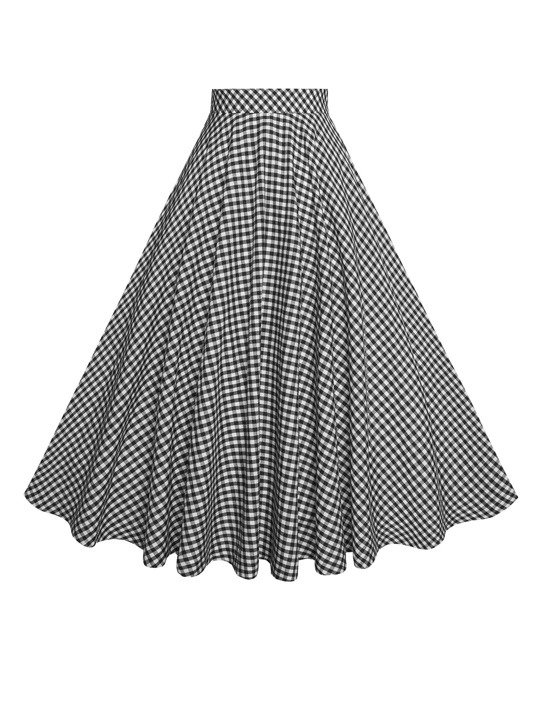 Fabric Black Gingham - Medium Checks - By the Yard