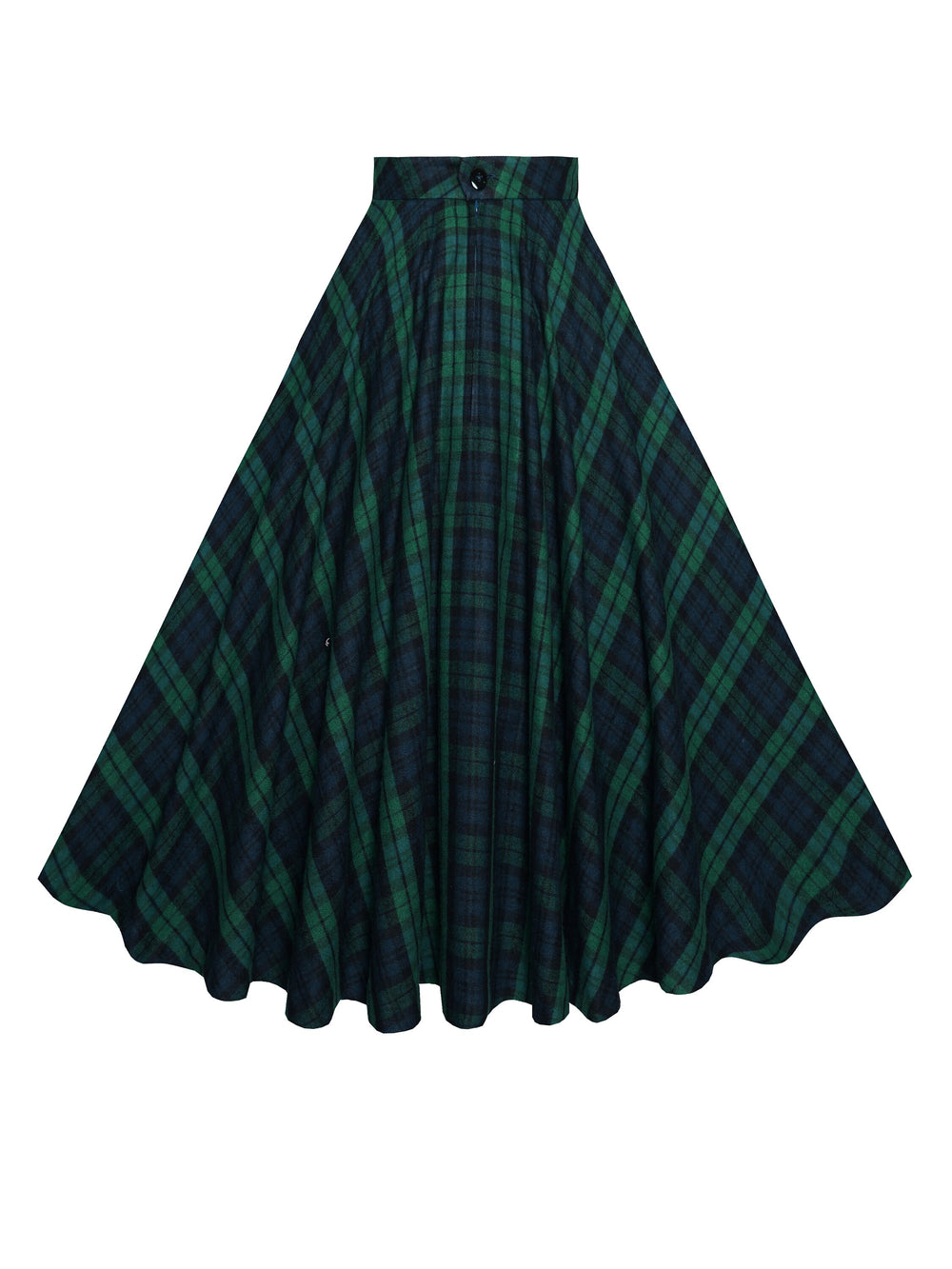 MTO - Lindy Skirt Green "You Plaid me at Hello"