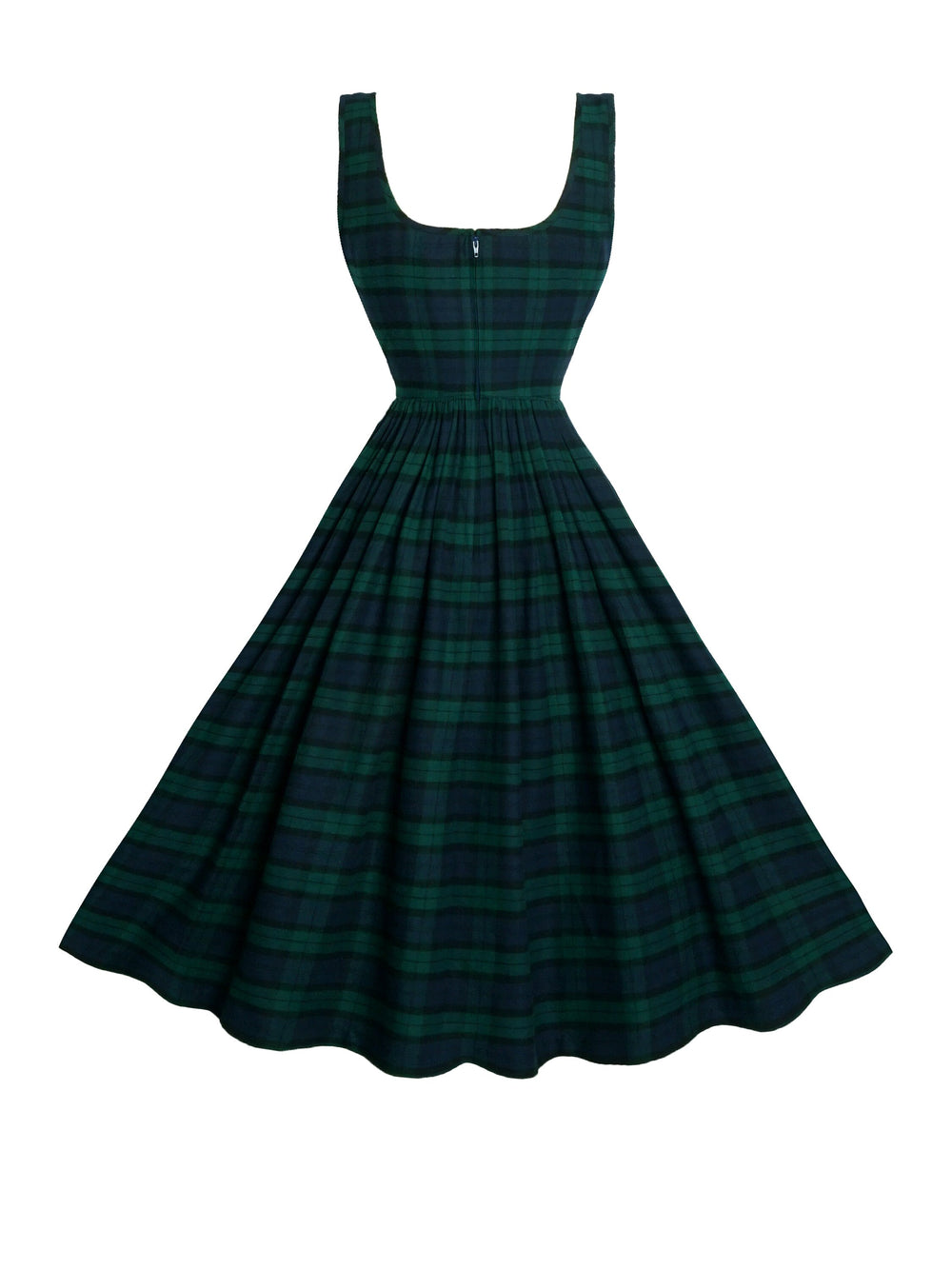 MTO - Michelle Dress Green "You Plaid me at Hello"