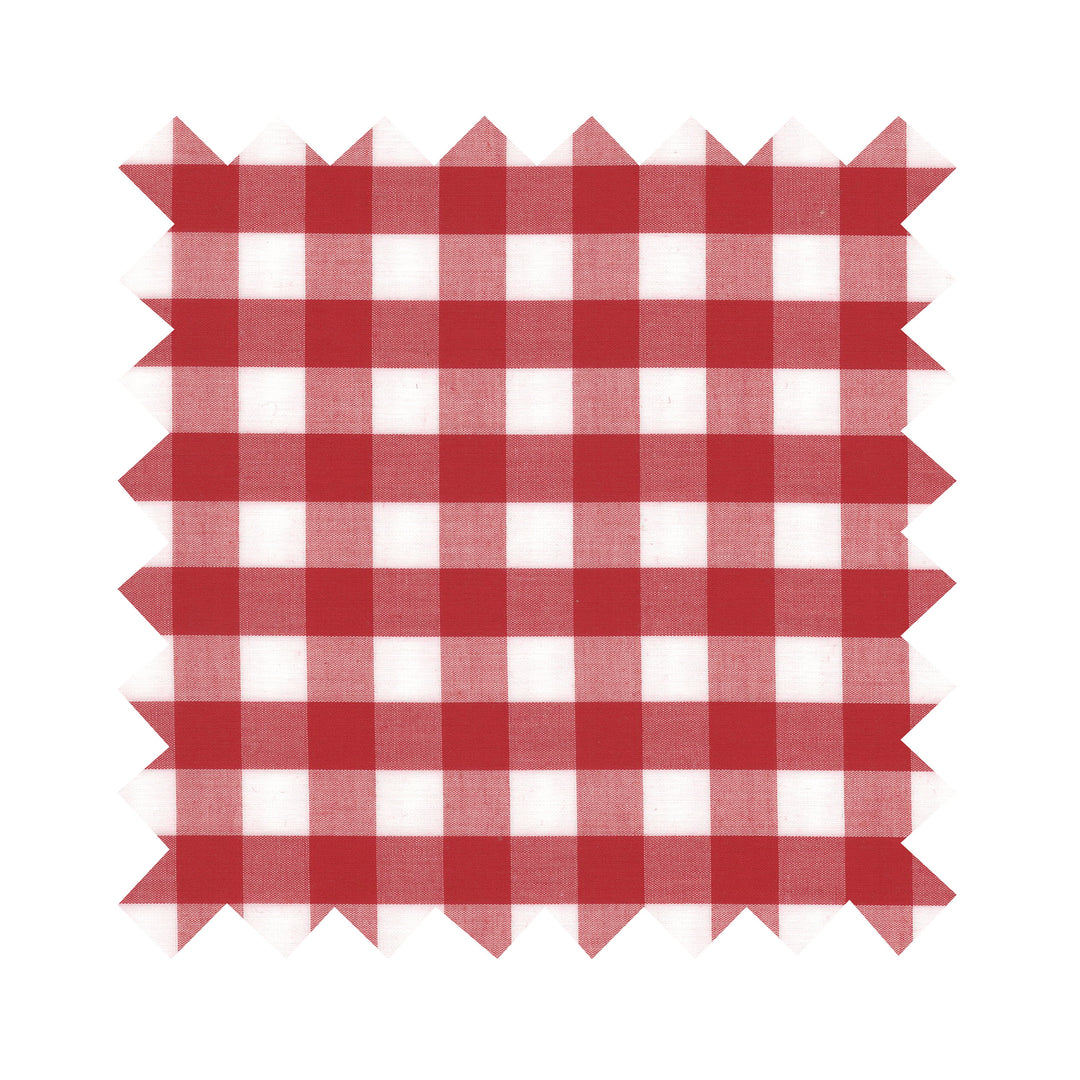 Fabric Red Gingham - Large Checks - By the Yard