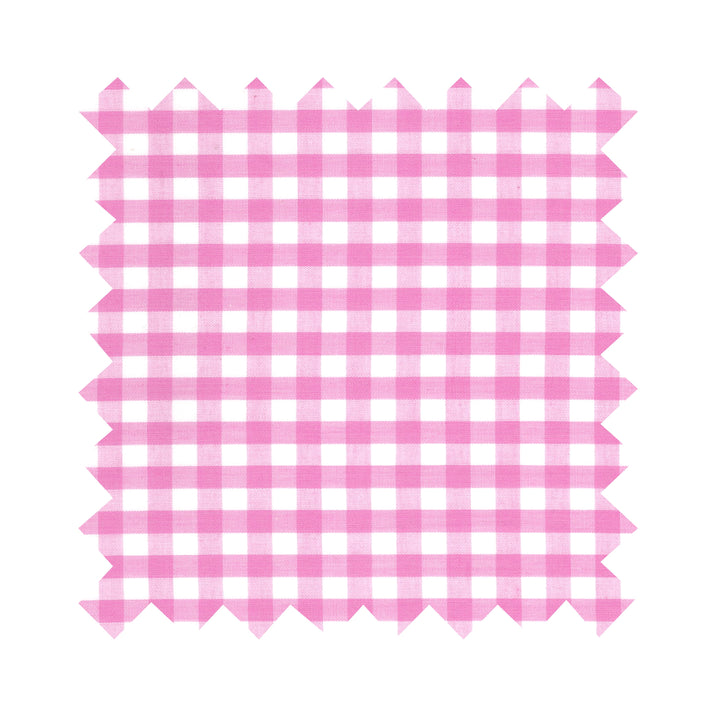 Fabric Light Pink Gingham - Medium Checks - By the Yard