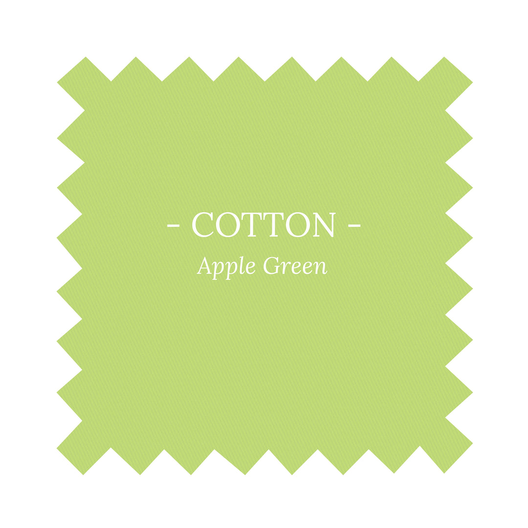 Fabric in Apple Green Cotton - By the Yard