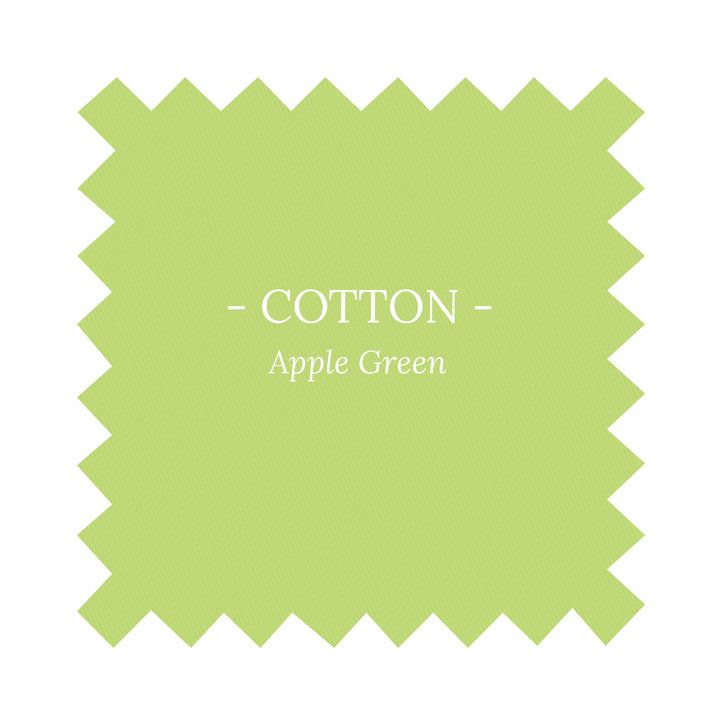 Fabric in Apple Green Cotton - By the Yard