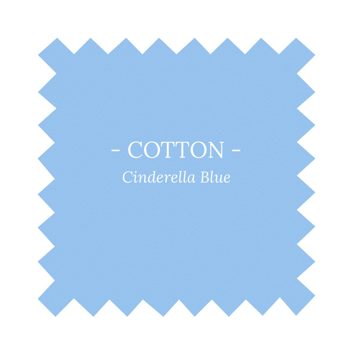 Fabric in Cinderella Blue Cotton - By the Yard