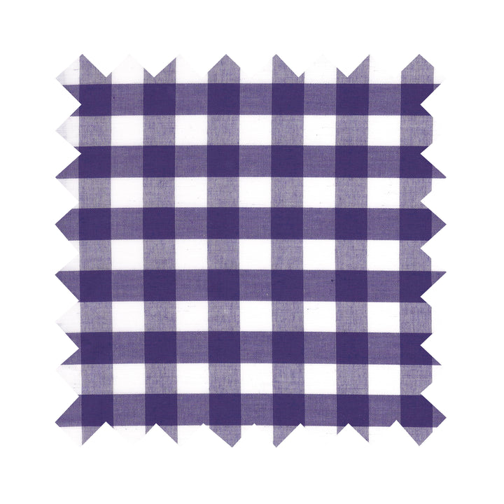 Fabric Violet Purple Gingham - Large Checks - By the Yard