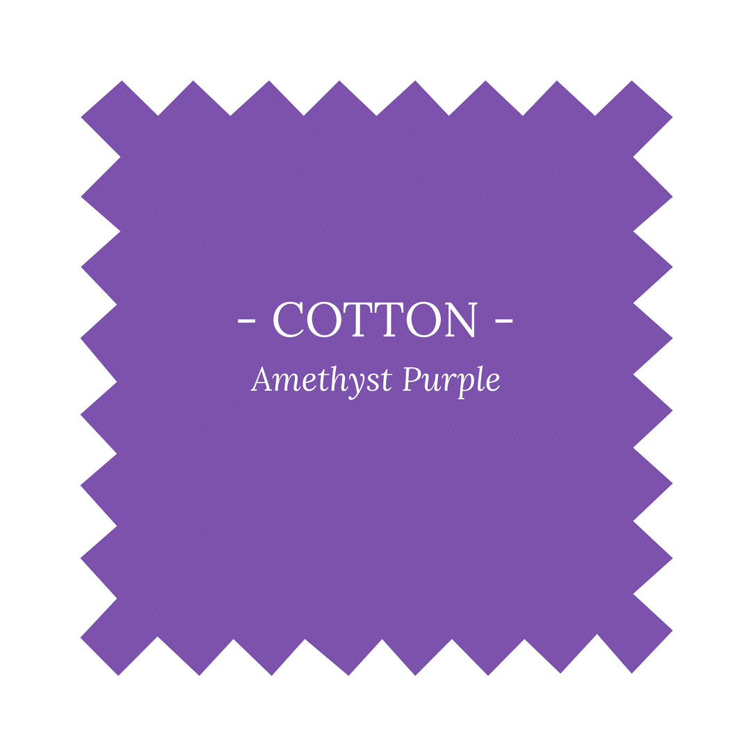 Fabric in Amethyst Purple Cotton - By the Yard