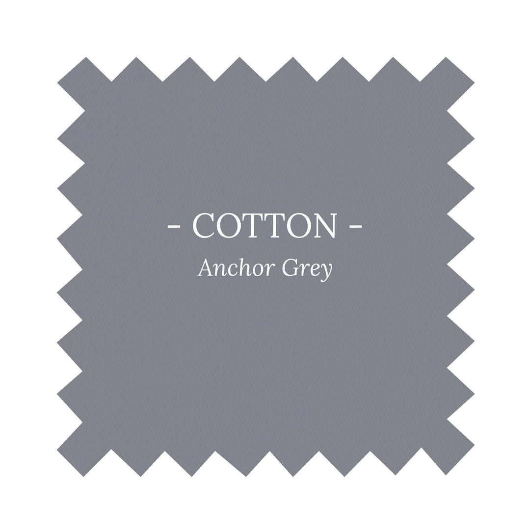 Fabric in Anchor Grey Cotton - By the Yard