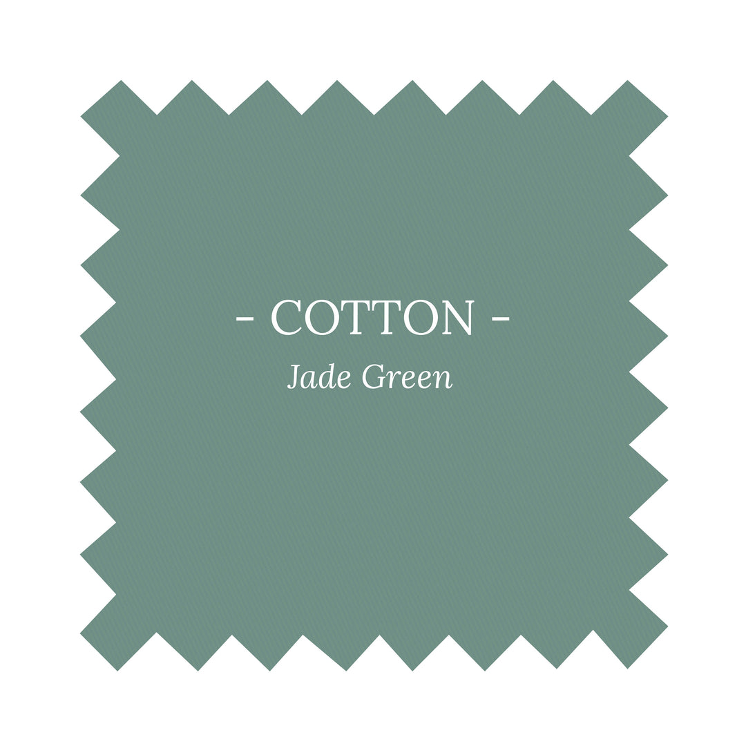 Fabric in Jade Green Cotton - By the Yard