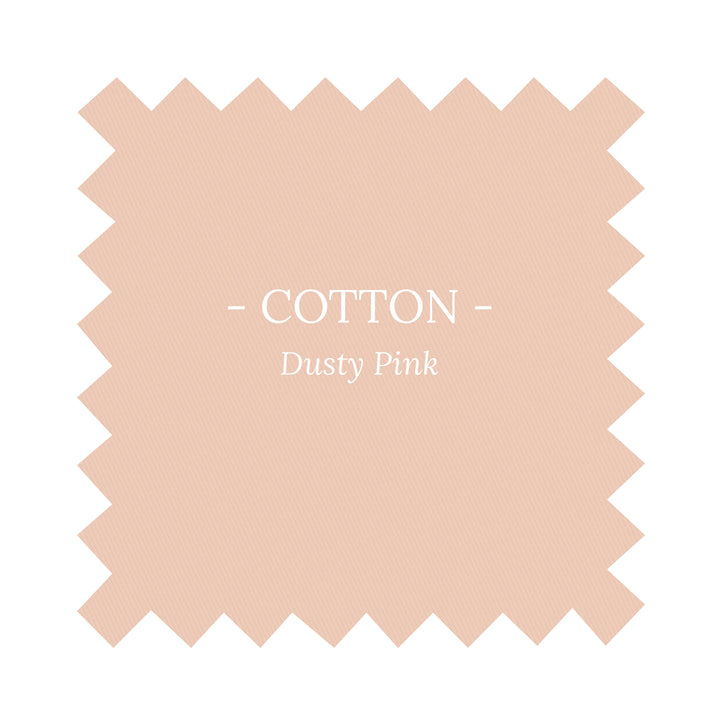 Fabric in Dusty Pink Cotton - By the Yard