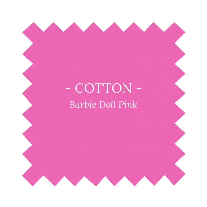 Fabric in Barbie Doll Pink Cotton - By the Yard