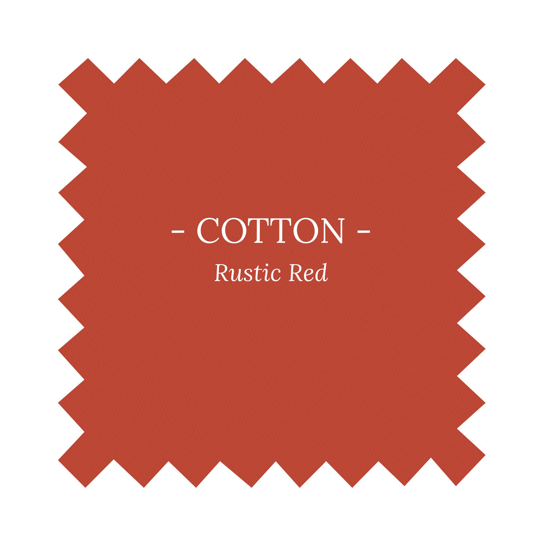 Fabric in Rustic Red Cotton - By the Yard