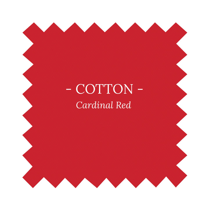 Fabric in Cardinal Red Cotton - By the Yard