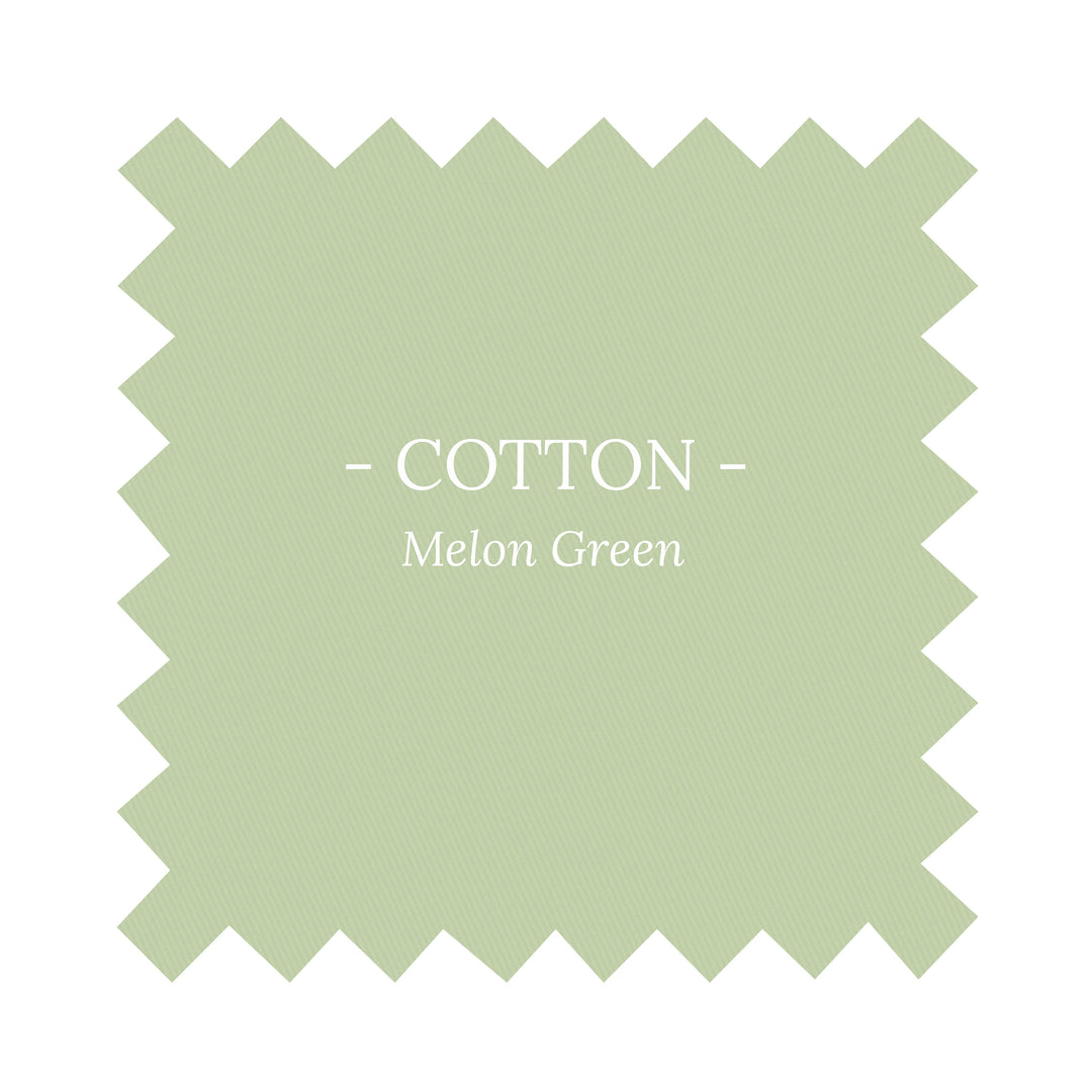 Fabric in Melon Green Cotton - By the Yard