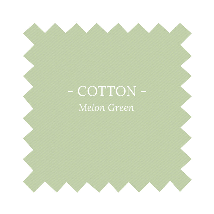 Fabric in Melon Green Cotton - By the Yard