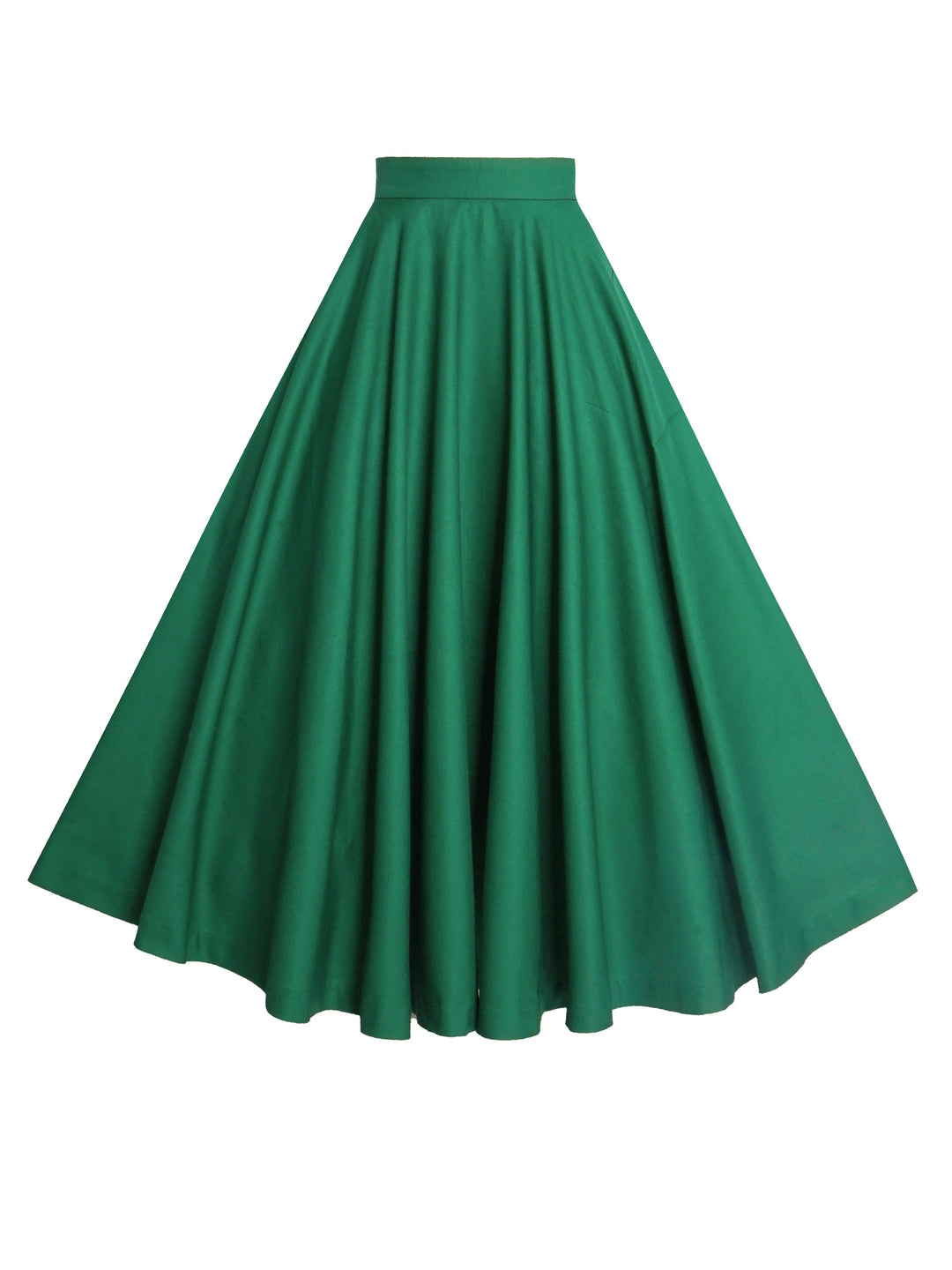 RTS - Size XL - Lindy Skirt in Pine Green Cotton