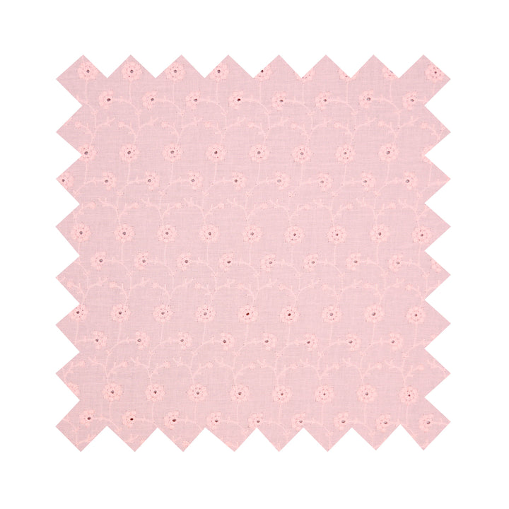 NEW Fabric in Pink "Daisy Chain" Eyelet - By the Yard