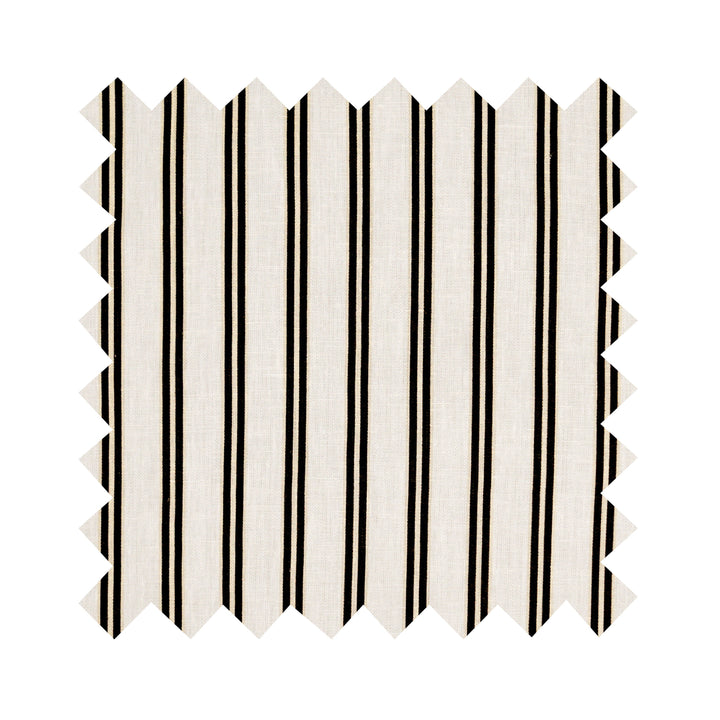 NEW Fabric in "Cafe au Lait" Striped Linen - By the Yard